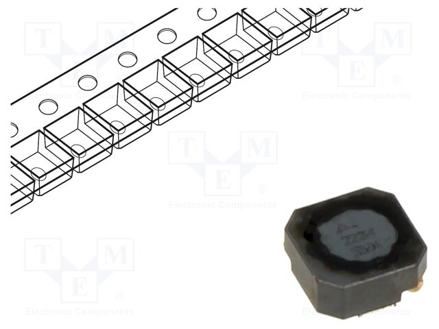 Inductor: wire; SMD; 2.2uH; 2.55A; 0.025Ω; ±20%; 6.3x6.3x3mm