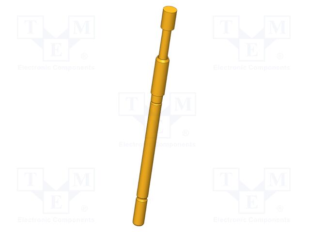 Test needle; Operational spring compression: 4mm; 8A; Ø: 2mm; 3N