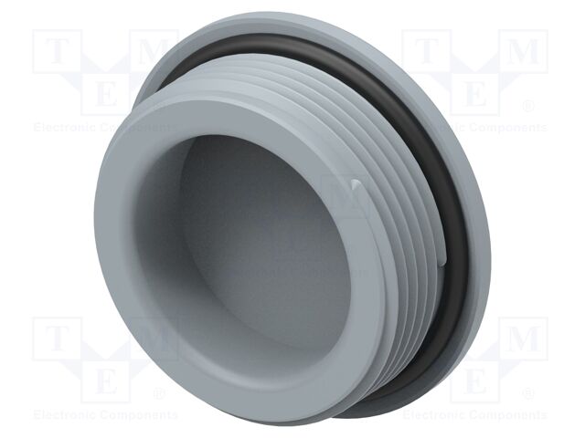 Stopper; polyamide; grey; IP68; Entrelec; Gland: M32; 10mm