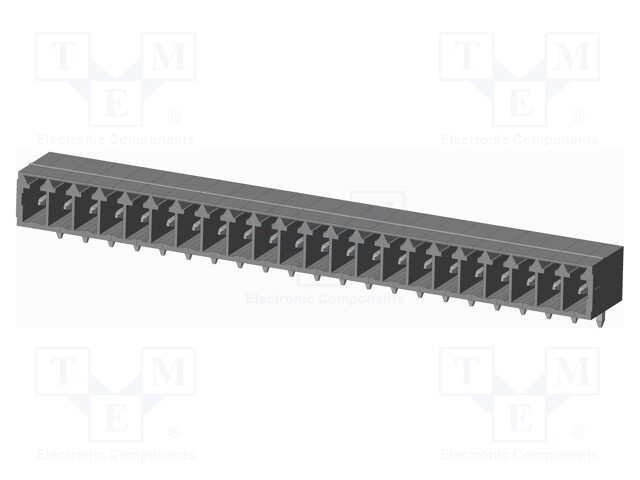 Connector: pluggable terminal block; socket; male; on PCBs