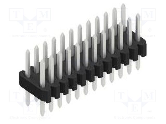 Connector: pin strips; pin header; male; PIN: 24; 1.27mm; THT; 2x12