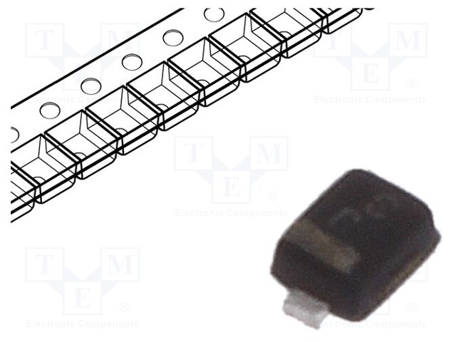 Diode: transil; 100W; 13.5V; unidirectional; SOD923; 15pF