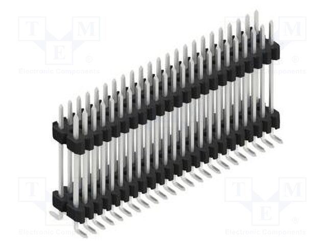 Connector: pin strips; pin header; male; PIN: 46; 1.27mm; SMT; 2x23