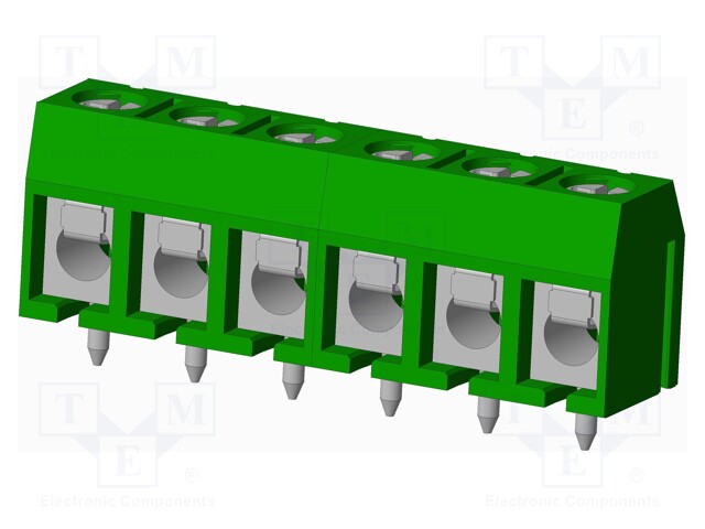 Connector: PCB terminal block; terminal; Plating: tinned; on PCBs