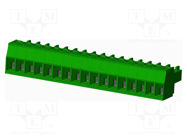 Connector: pluggable terminal block; plug; female; straight; 10A