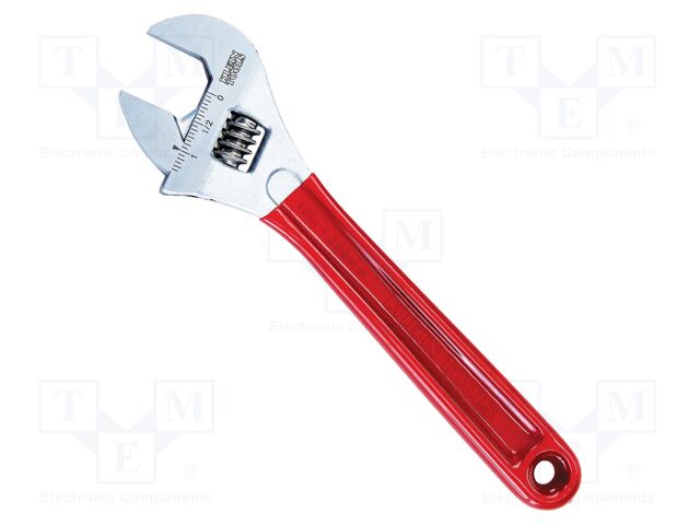 Wrench: adjustable; Jaw capacity: 33.3mm; Overall len: 260.4mm