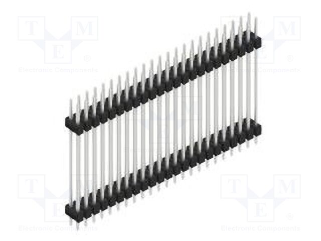 Connector: pin strips; pin header; male; PIN: 46; 2.54mm; THT; 2x23