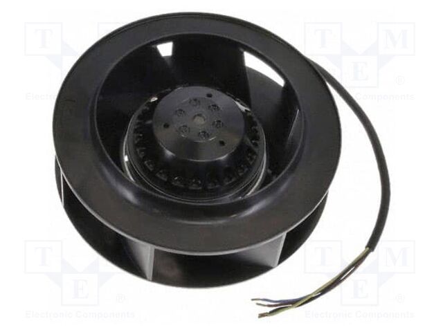 Fan: AC; radial; 400VAC; Ø190x68.5mm; ball; 2500rpm; IP54; Len: 0.45m