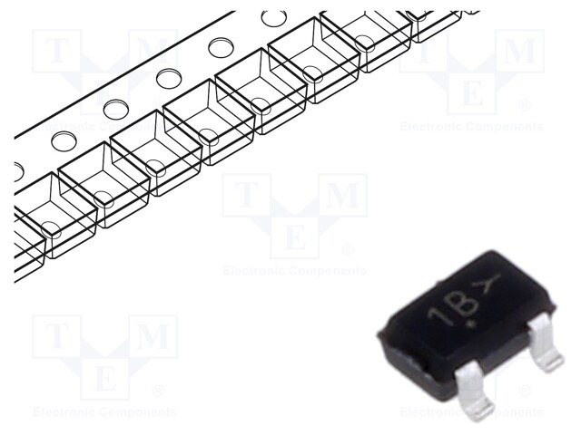 Transistor: NPN; bipolar; 65V; 100mA; 200mW; SOT323