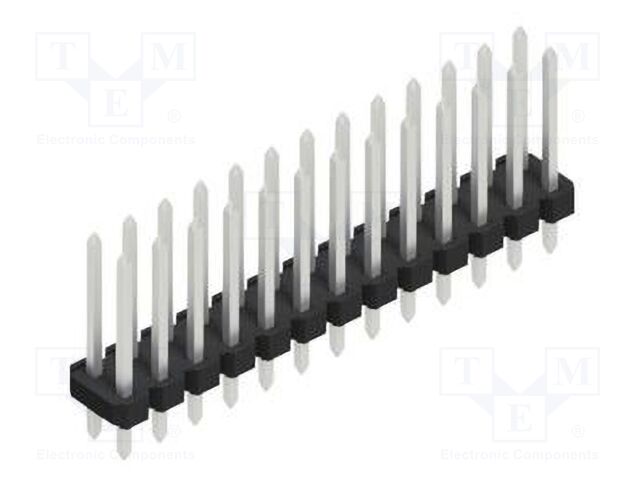 Connector: pin strips; pin header; male; PIN: 26; 2.54mm; THT; 2x13