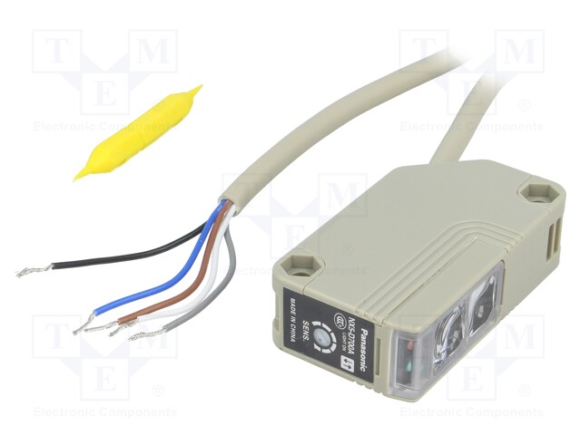 Sensor: photoelectric; Range: 0÷0.7m; SPDT; LIGHT-ON; 2A; <10ms