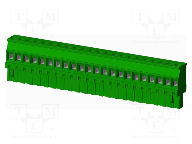 Connector: pluggable terminal block; plug; female; angled 90°