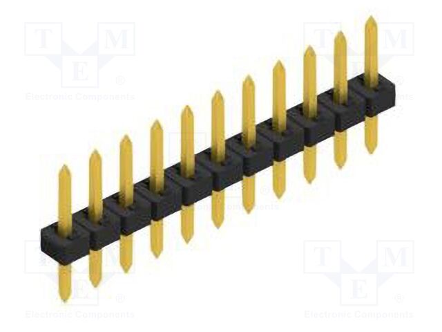 Connector: pin strips; pin header; male; PIN: 11; 2mm; THT; 1x11