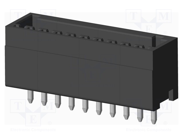 Connector: pluggable terminal block; socket; male; on PCBs