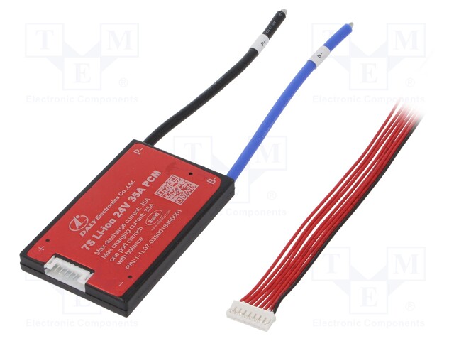 PCB protection; Li-Ion; 75x48x9mm; 35A; 25.9VDC