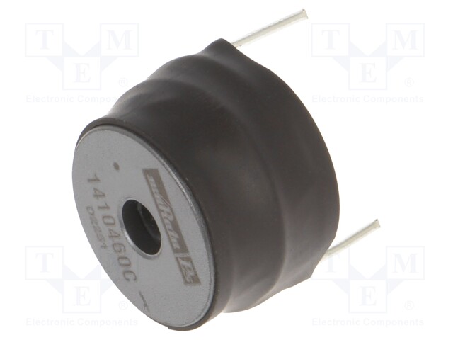 Inductor: wire; THT; 100uH; 6A; 33mΩ; ±15%; Ø24.4x18.5mm; vertical