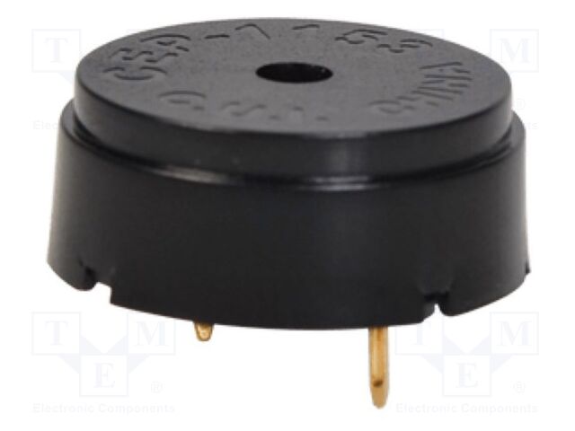 Sound transducer: piezo signaller; THT; 4kHz; 7mA; -30÷105°C