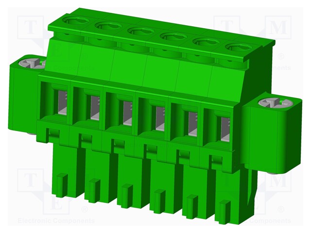 Connector: pluggable terminal block; plug; female; angled 90°