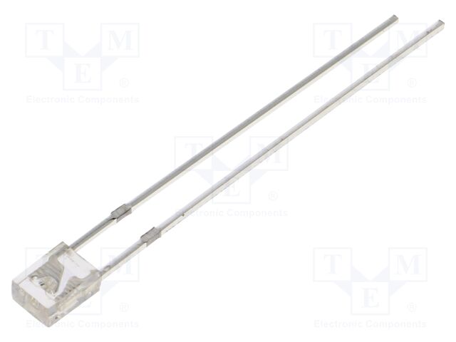 LED; blue; rectangular; 2x3x4mm; bipolar; 330÷500mcd; 100°; 20mA