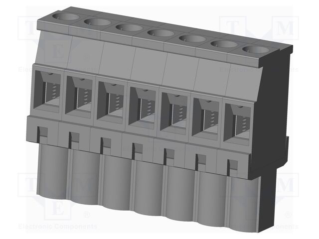Connector: pluggable terminal block; plug; female; angled 90°