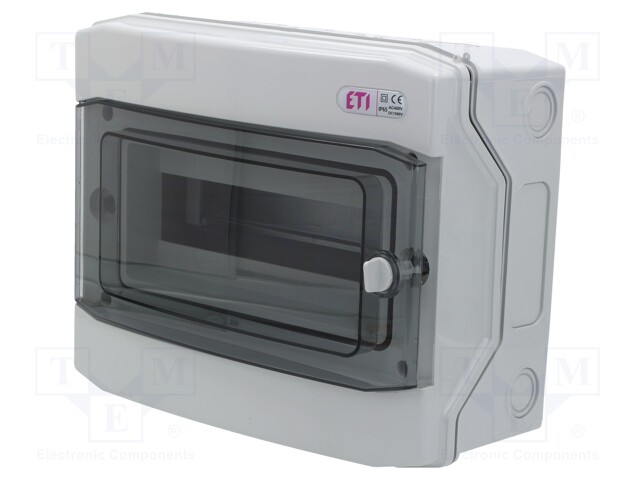 Enclosure: for modular components; IP65; light grey; Series: ECH