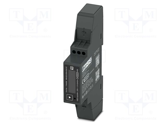 Counter; digital,mounting; for DIN rail mounting; single-phase