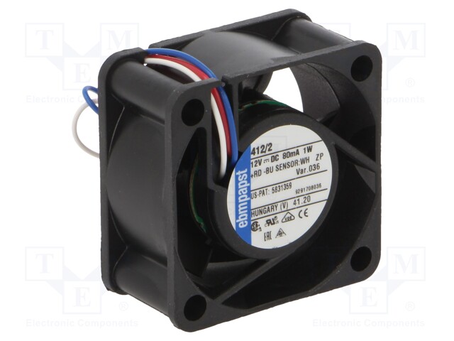 Fan: DC; axial