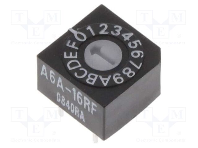 Encoding switch; HEX/BCD; Pos: 16; THT; Rcont max: 200mΩ; 2.45Ncm