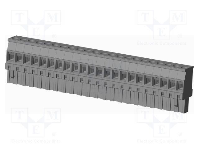 Connector: pluggable terminal block; plug; female; angled 90°
