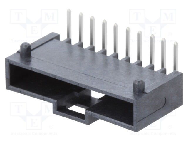 Socket; wire-wire/PCB; male; Milli-Grid; 2mm; PIN: 10; THT; on PCBs