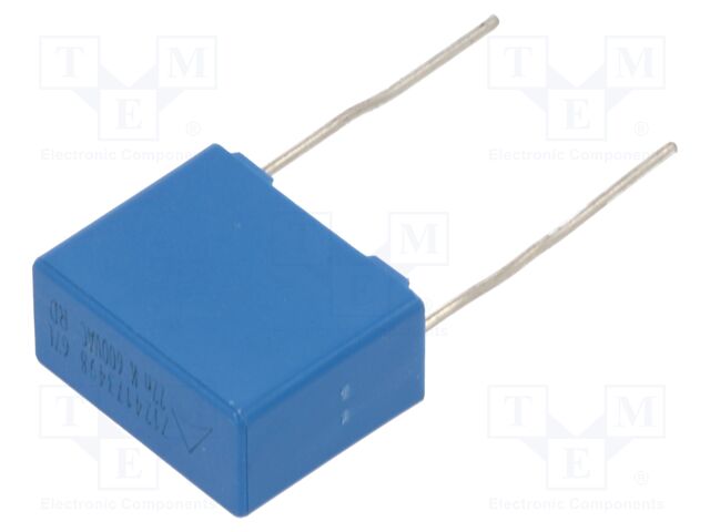 Capacitor: polypropylene; MKP; 22nF; 8.5x14.5x18mm; THT; ±10%; 15mm