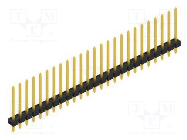 Connector: pin strips; pin header; male; PIN: 25; 2.54mm; THT; 1x25