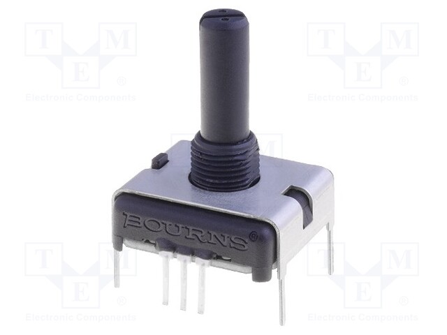 Potentiometer: shaft; single turn; 50kΩ; ±20%; 0.75W; linear; THT
