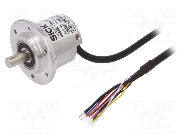 Encoder: incremental; Usup: 7÷30VDC; 360imp/revol; shaft 8mm; IP65