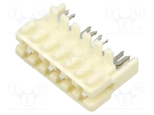 Connector: card edge; plug; female; PIN: 6; RAST 2.5; angled 90°; 4A