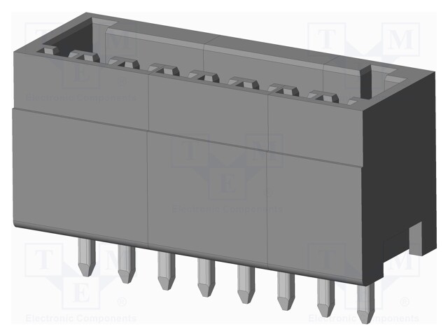 Connector: pluggable terminal block; socket; male; on PCBs