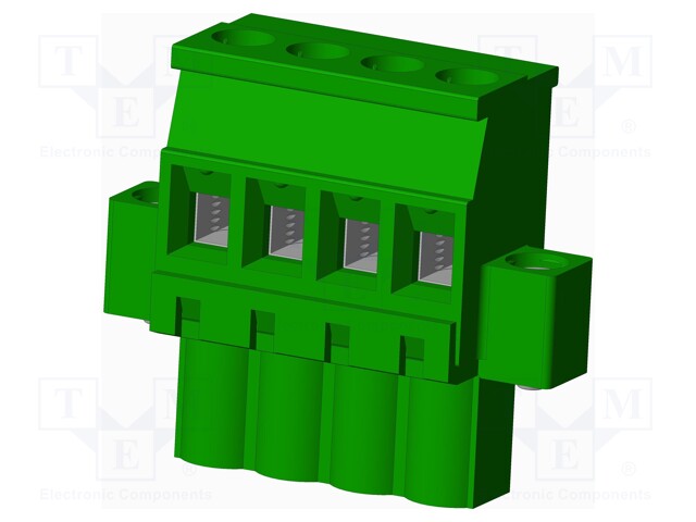 Connector: pluggable terminal block; plug; female; angled 90°