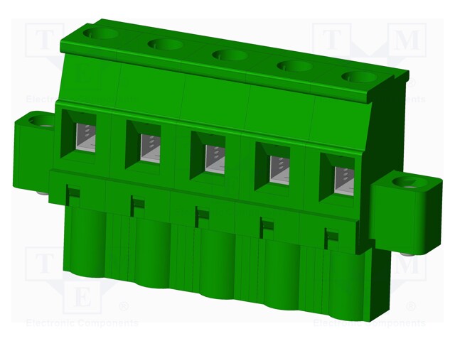 Connector: pluggable terminal block; plug; female; angled 90°