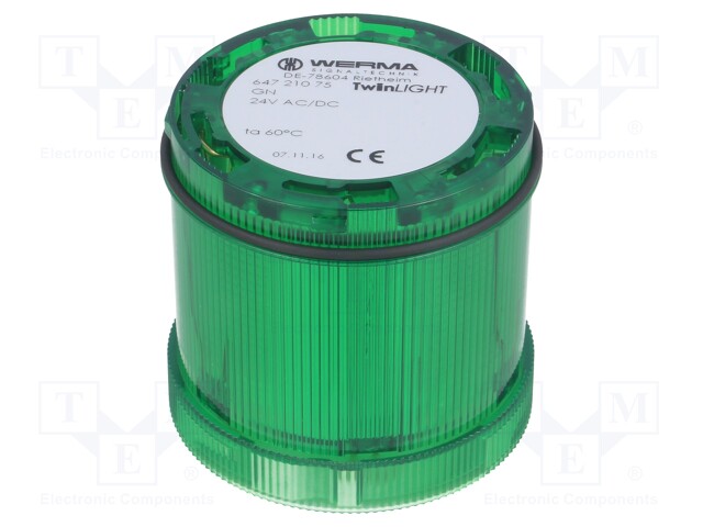 Signaller: lighting; continuous light,blinking light; LED; IP65