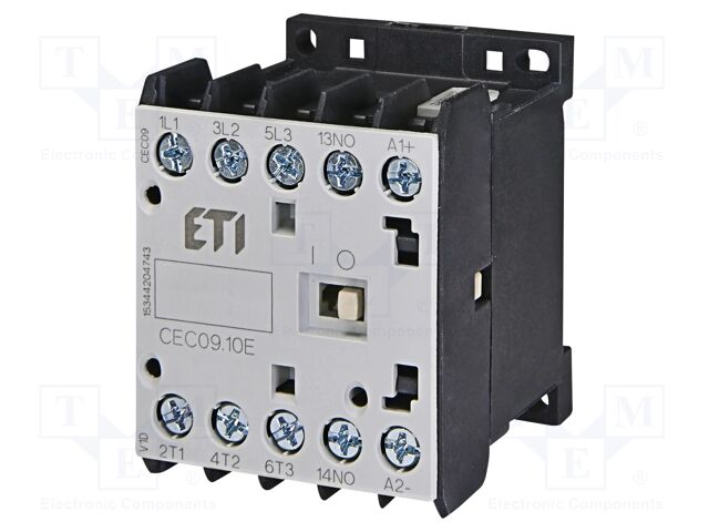 Contactor: 3-pole; NO x3; Auxiliary contacts: NO; 230VAC; 20A; CEC