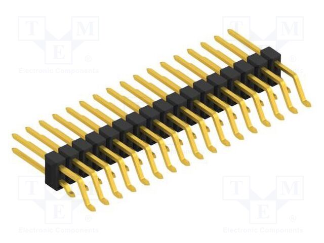 Connector: pin strips; pin header; male; PIN: 34; 2.54mm; SMT; 2x17