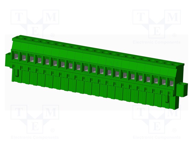 Connector: pluggable terminal block; plug; female; angled 90°