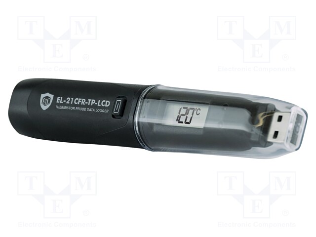 Data Logger, USB Temperature Probe, 1 Channels, 32510, EL-21CFR Series