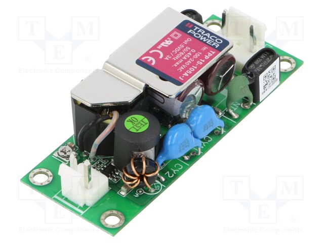 Power supply: switched-mode; 15W; 120÷370VDC; 85÷264VAC; OUT: 1