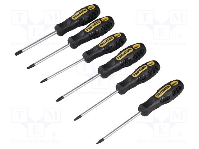 Kit: screwdrivers; Torx® with protection; 6pcs.