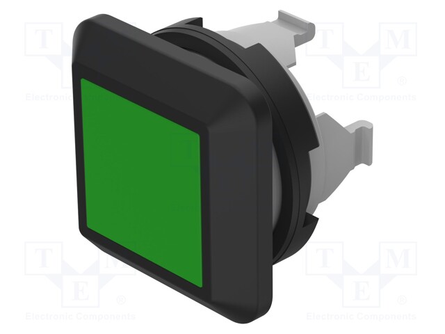 Switch: push-button; 16mm; Stabl.pos: 1; green; none; IP40; Pos: 2