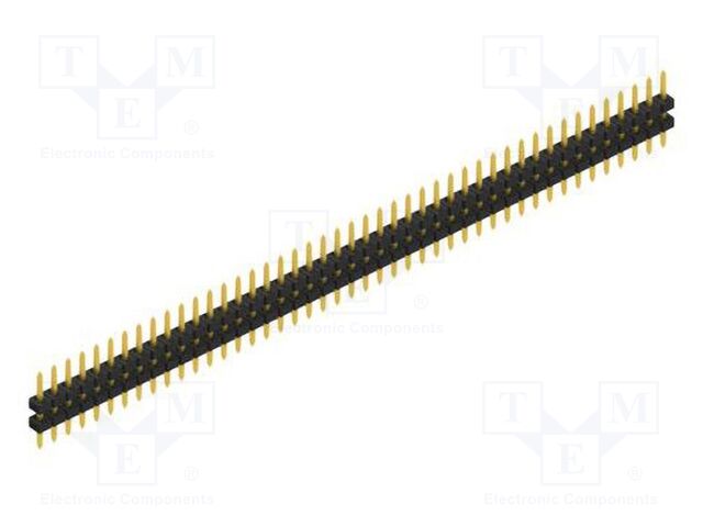 Connector: pin strips; pin header; male; PIN: 45; 2mm; THT; 1x45