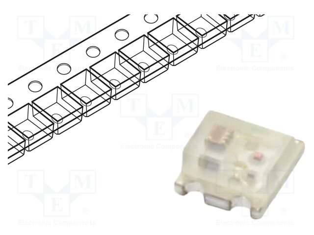 LED; SMD; 2018; RGB; 2x1.8mm; 120°; 2÷3.5V; Lens: transparent
