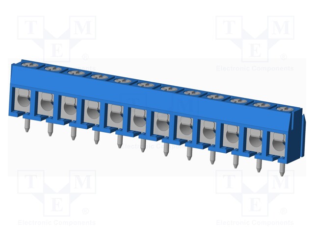 Connector: PCB terminal block; terminal; Plating: tinned; on PCBs