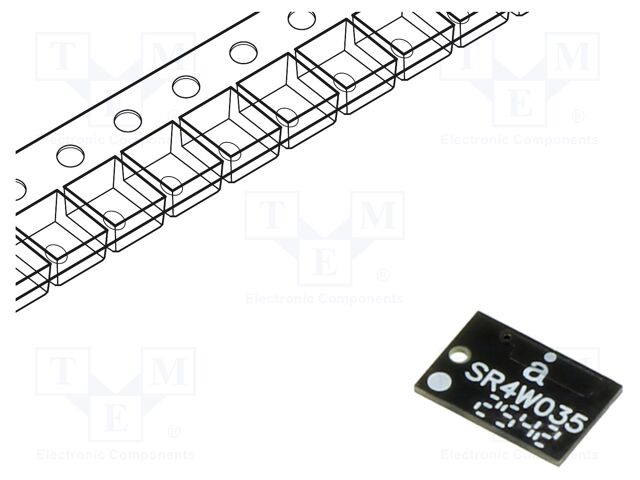 Antenna; WiFi; linear; SMD; 50Ω; 2.4÷2.5GHz; 6x4x0.4mm; -40÷140°C